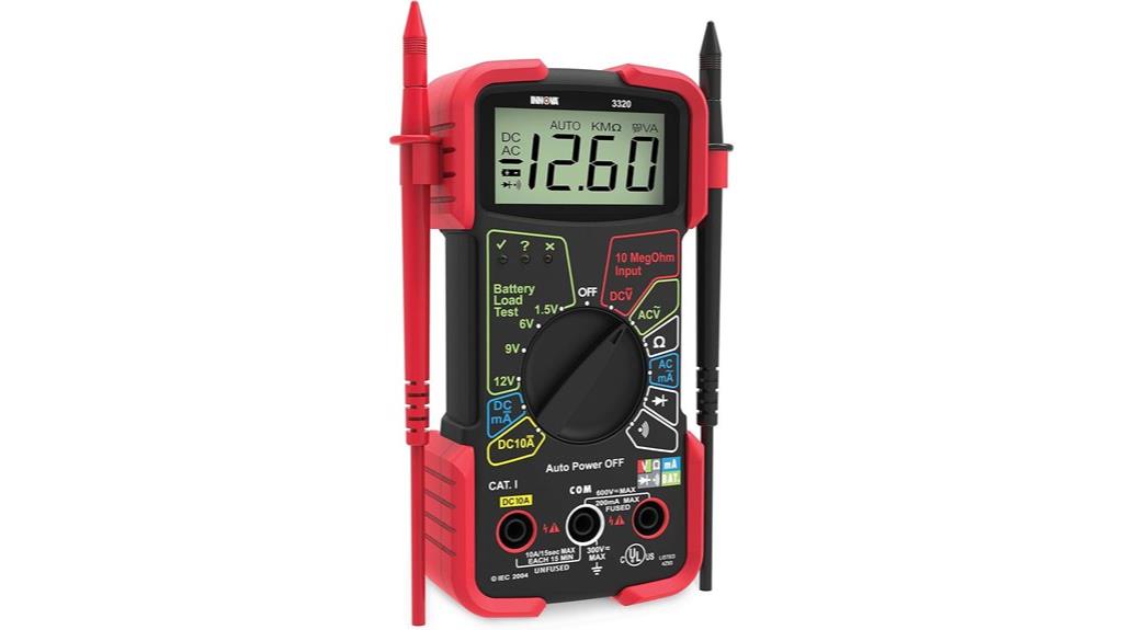 digital multimeter auto ranging