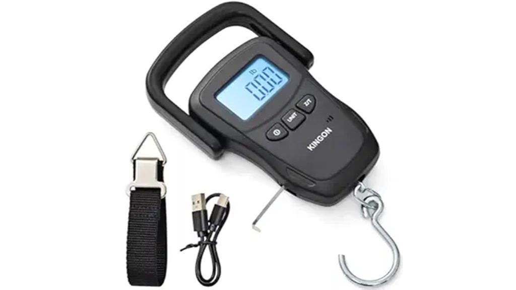 digital rechargeable travel scale