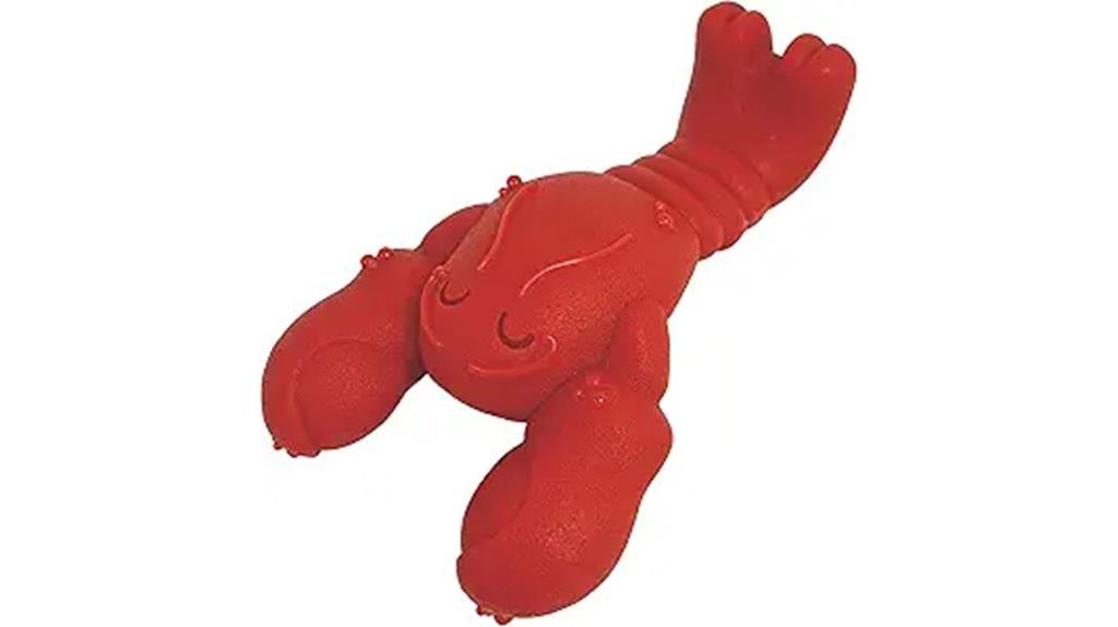 dog chew toy lobster