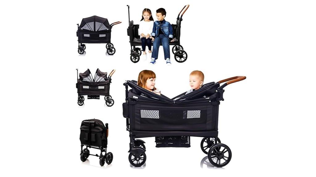 double kids cargo stroller