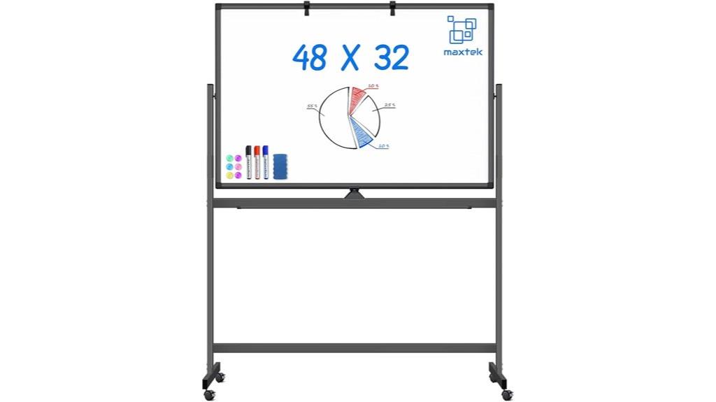 double sided whiteboard 48x32