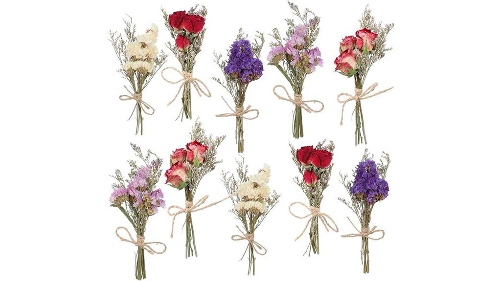 dried flower bouquet set
