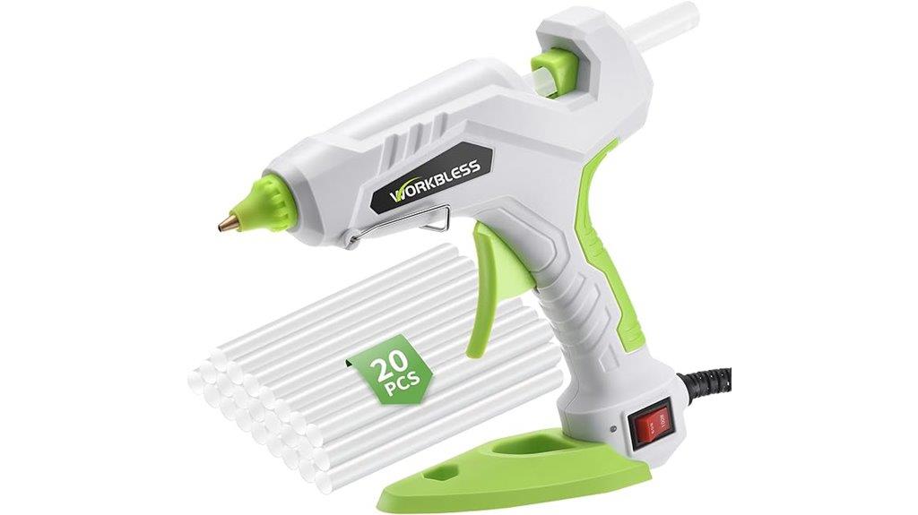 dual temperature hot glue gun