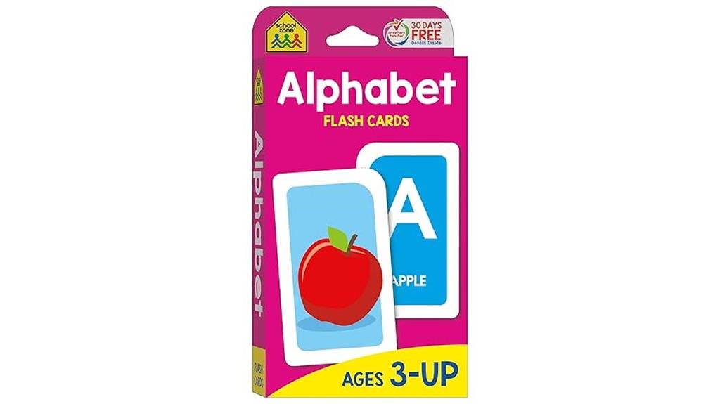 educational alphabet flash cards