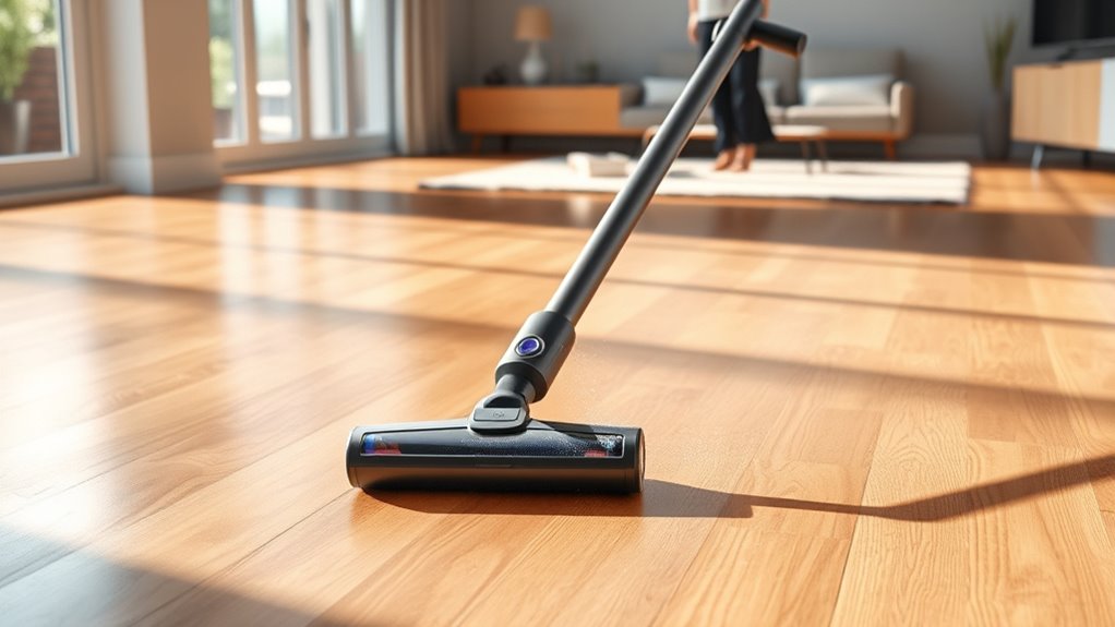 effective hardwood floor vacuuming