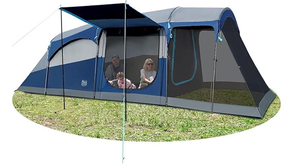 eight person family camping tent