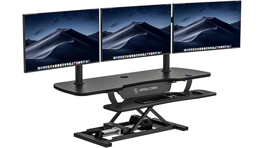 electric adjustable desk converter