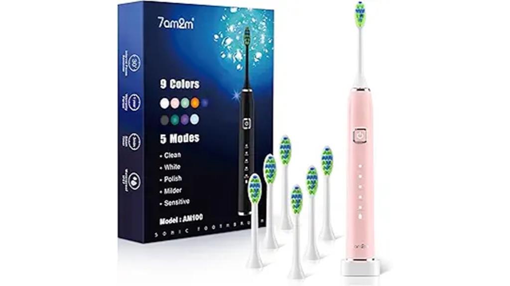 electric toothbrush with multiple heads