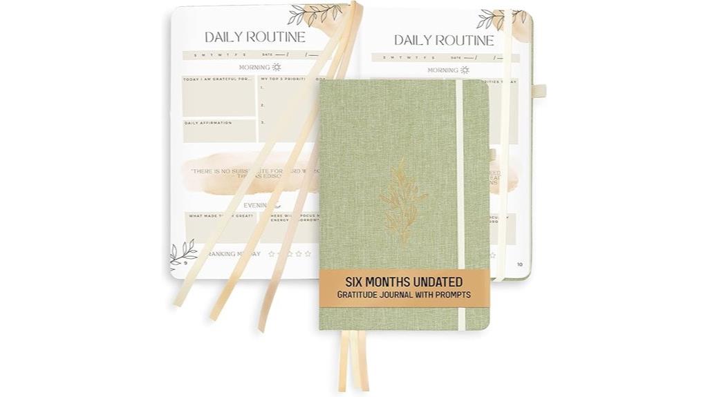 elegant linen hardcover journal