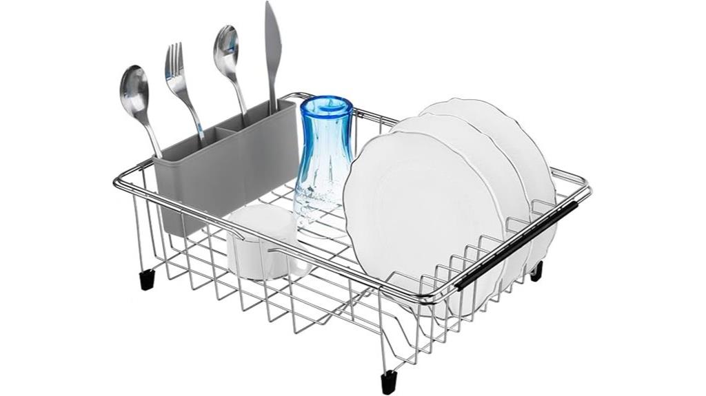 expandable dish drying rack