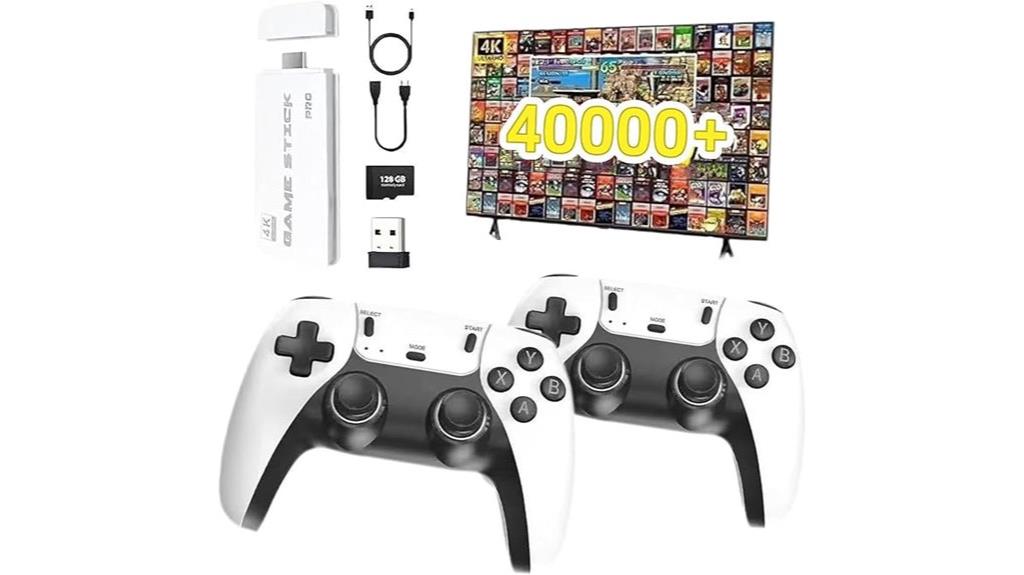 extensive retro gaming library