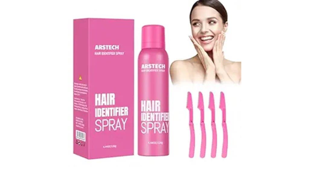 facial hair removal spray