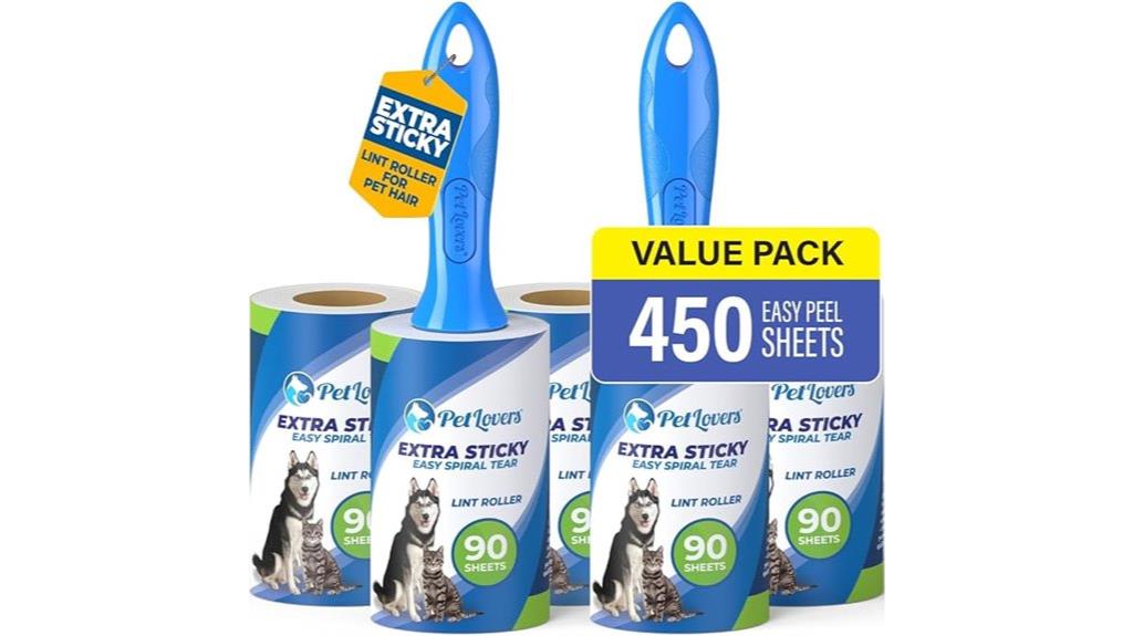 five pack pet hair removers