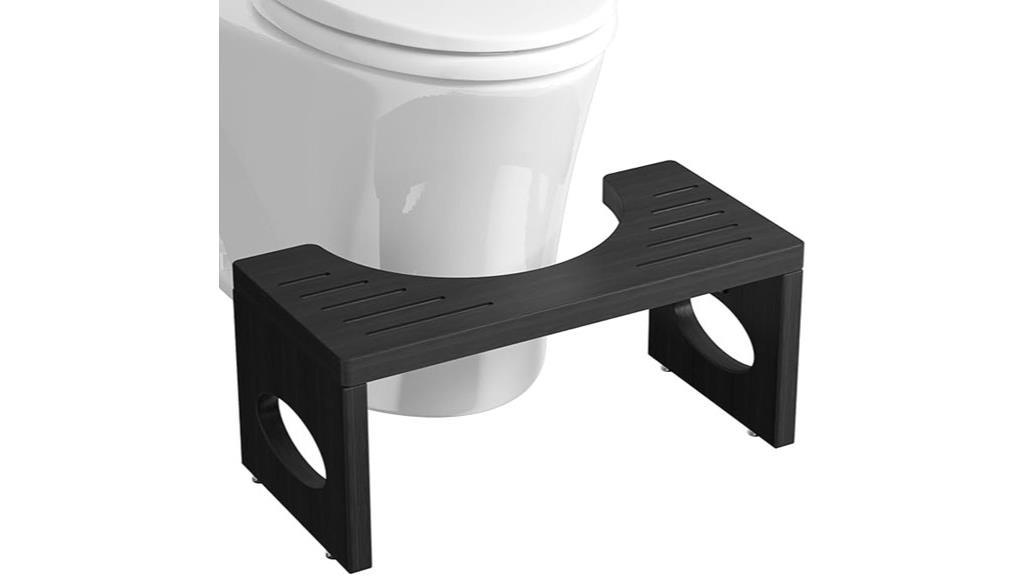 foldable bamboo bathroom stool