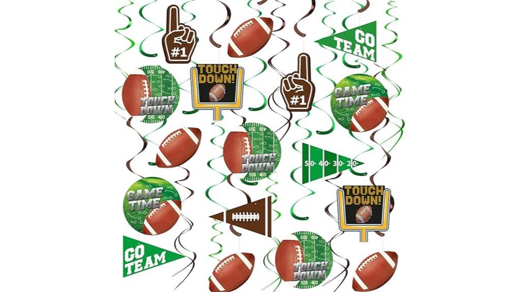 football party decorations set