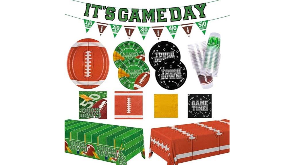 football party supplies kit