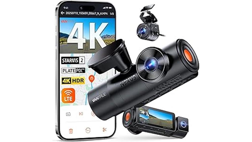 four channel 4k dash cam