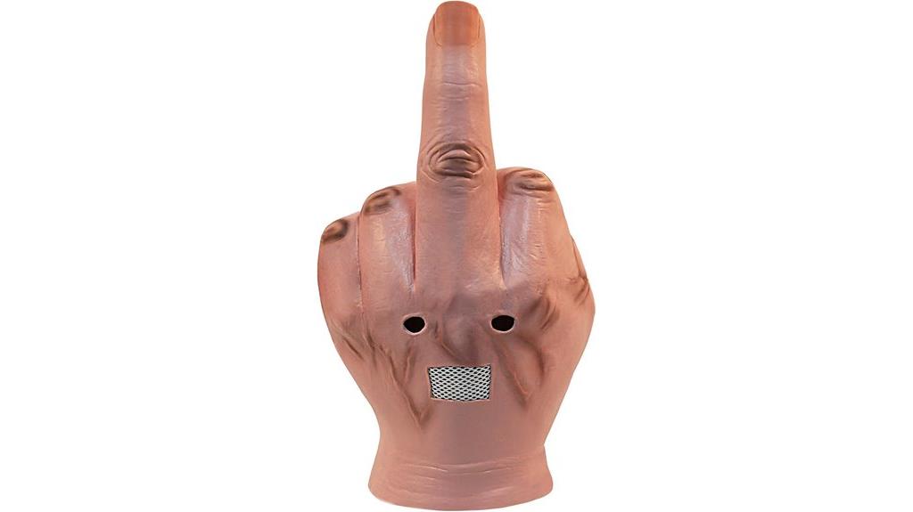 funny middle finger mask