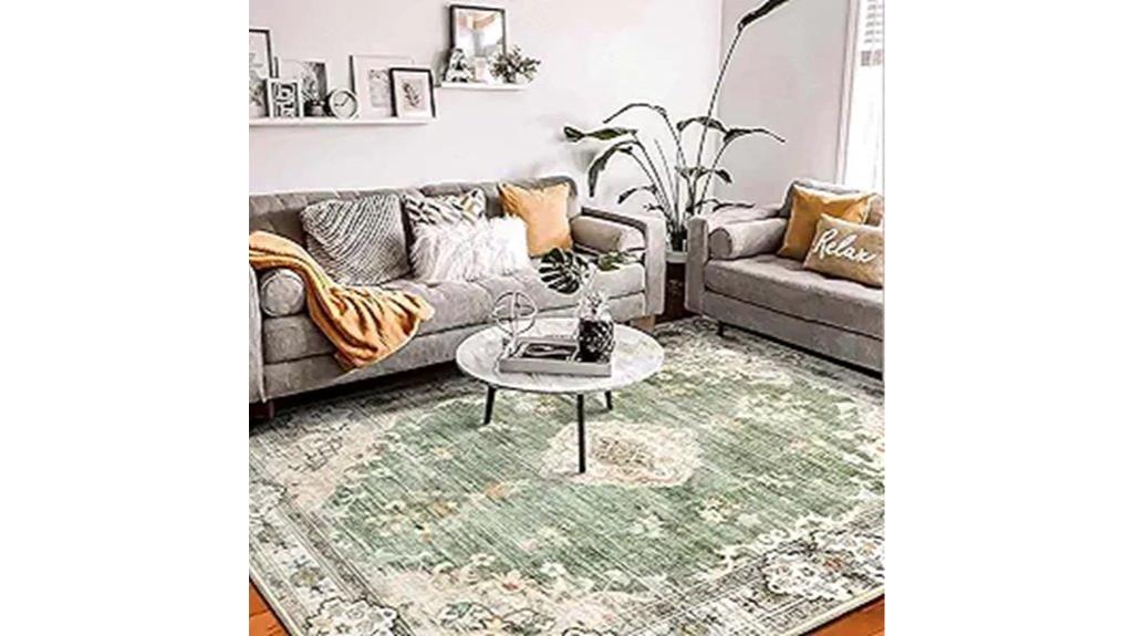 green 8x10 area rug