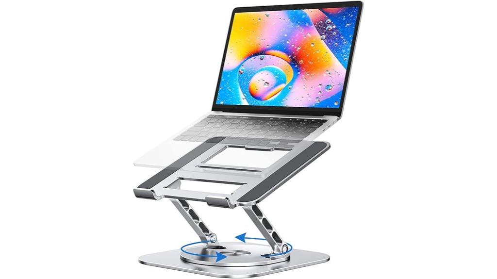 height adjustable laptop stand