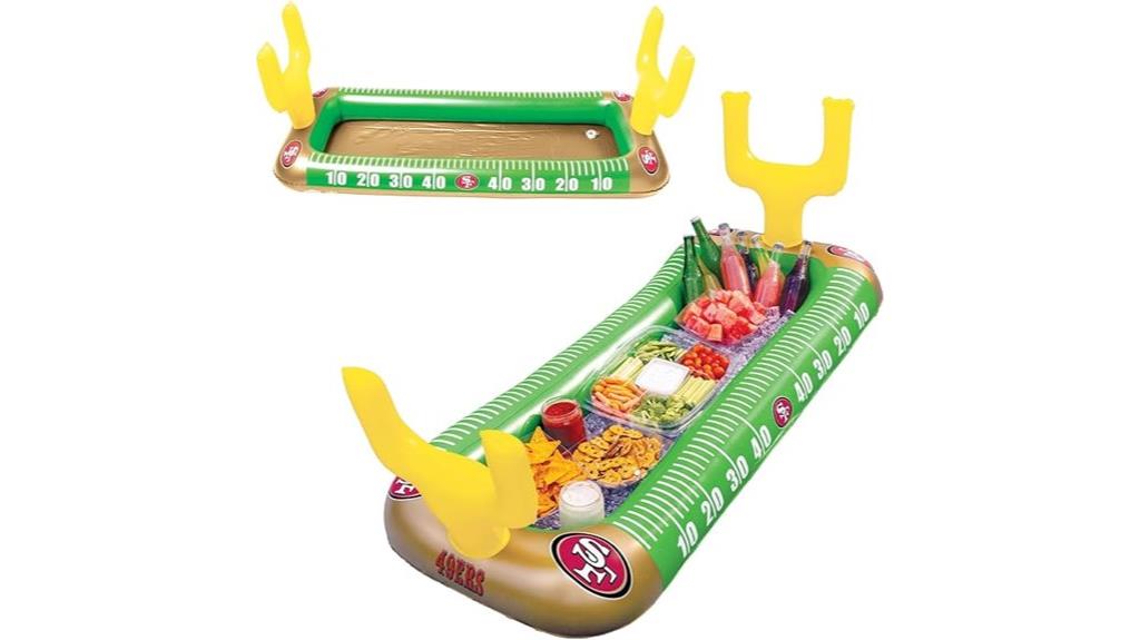 inflatable 49ers food cooler