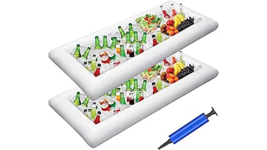 inflatable buffet serving set