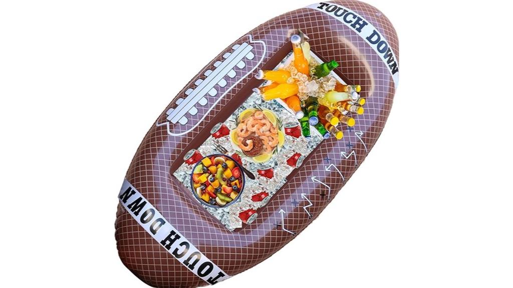 inflatable football cooler