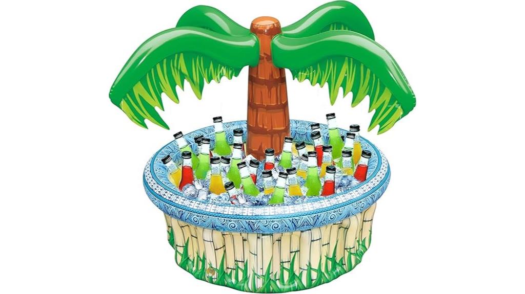 inflatable palm tree cooler