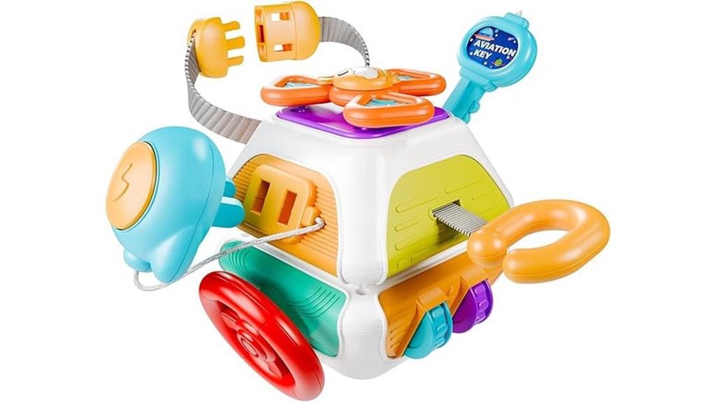 interactive baby learning cube