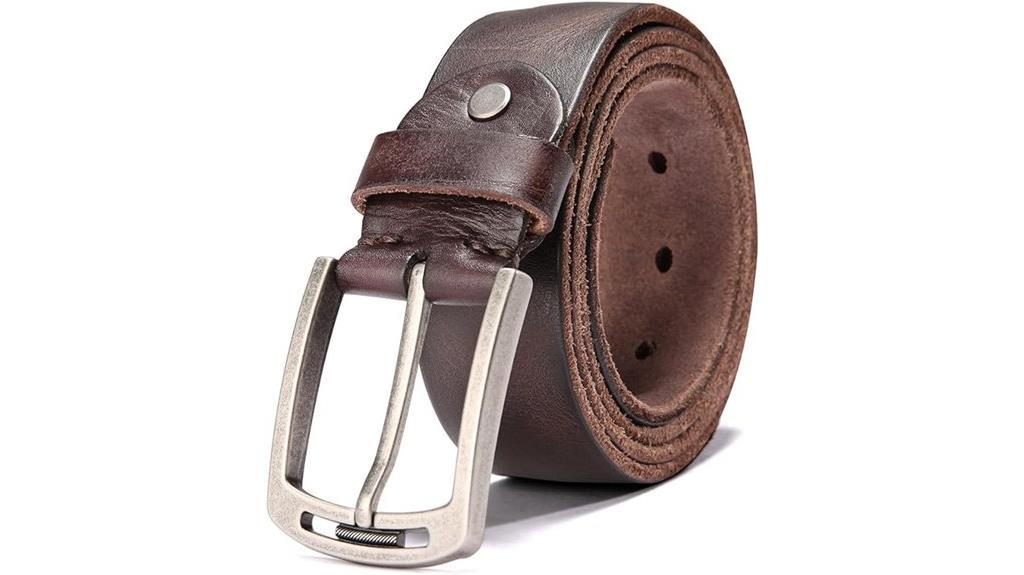 italian cow leather belt