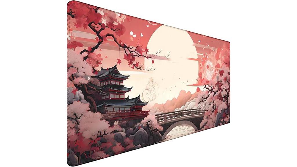 japanese stitched edge mouse pad