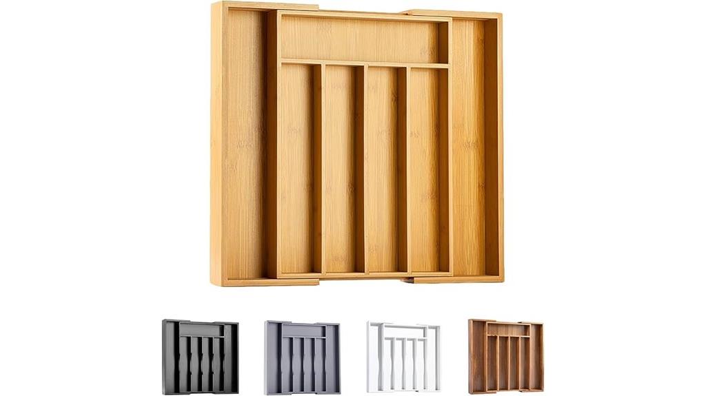 kitchen drawer silverware organizer