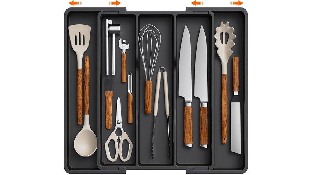 kitchen drawer utensil organizer