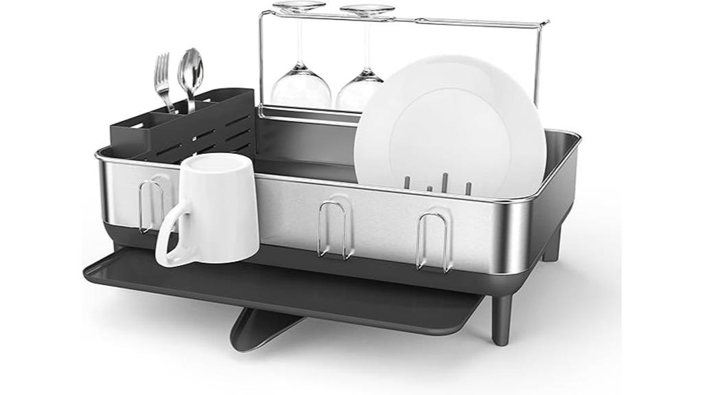 large capacity dish rack