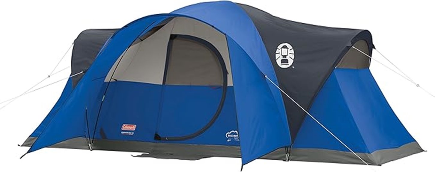 large coleman camping tent