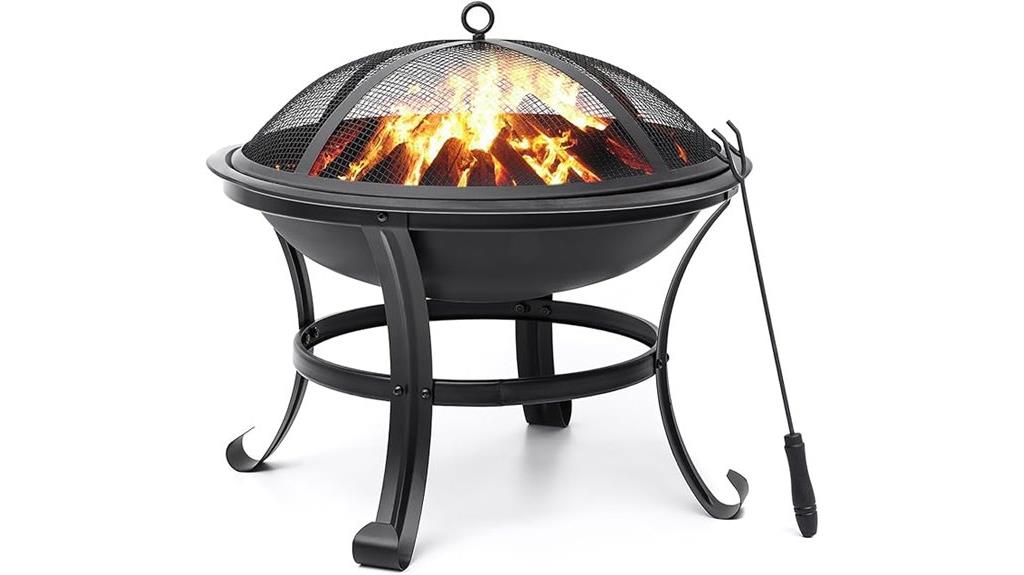 large outdoor fire pit