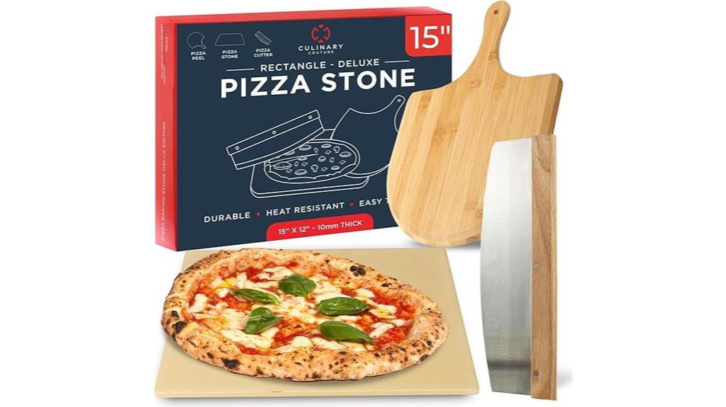 large oven pizza stone