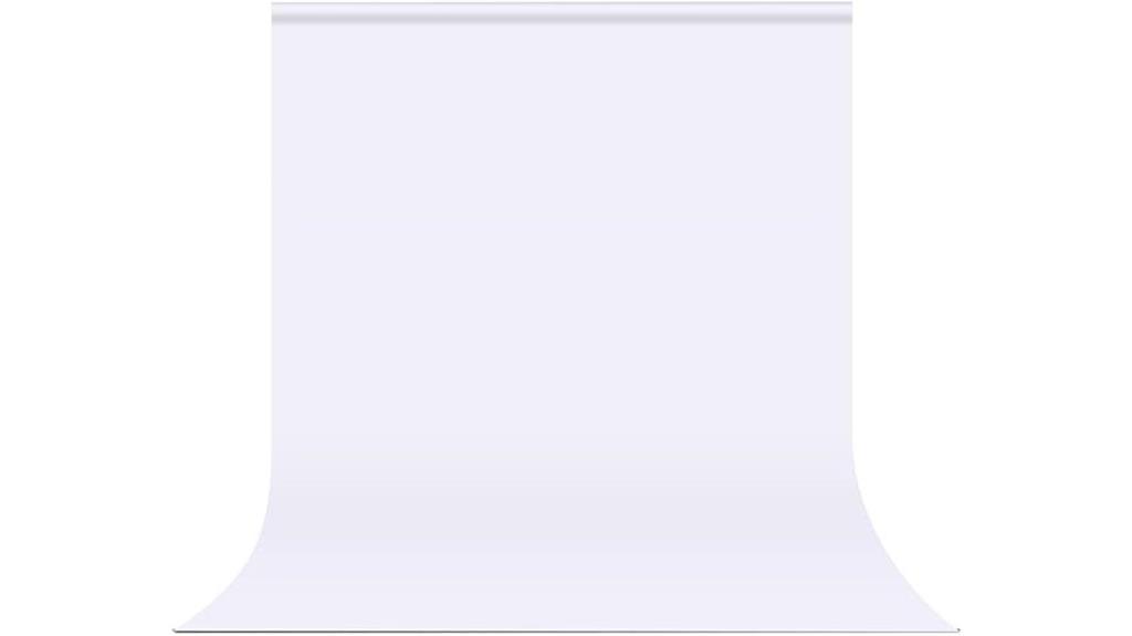 large white photo backdrop