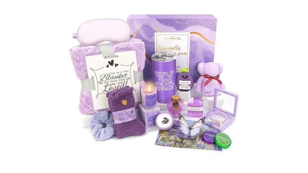 lavender spa gift set