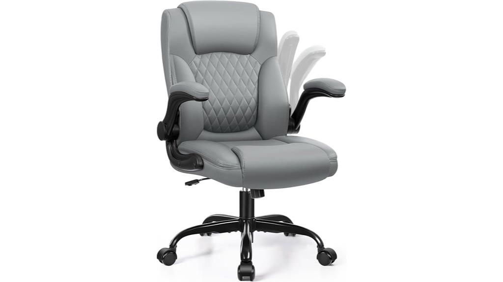 leather ergonomic office chair