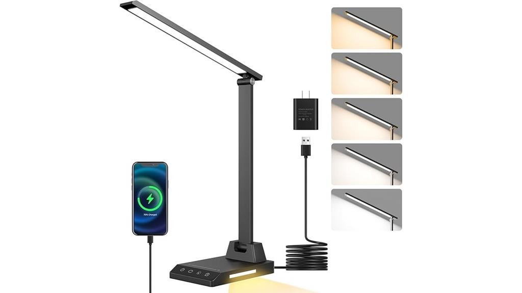 led desk lamp with usb c