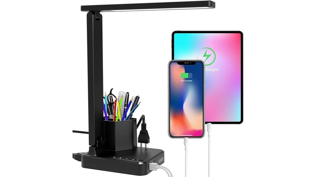 led desk lamp with usb