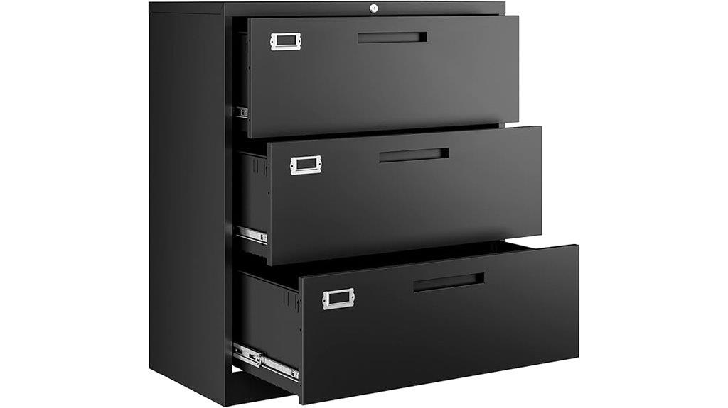 lockable 3 drawer file cabinets