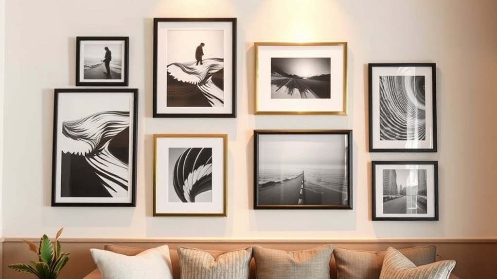 material size mounting budget