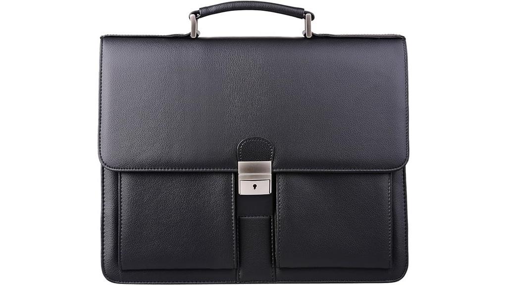 men s pu leather briefcase