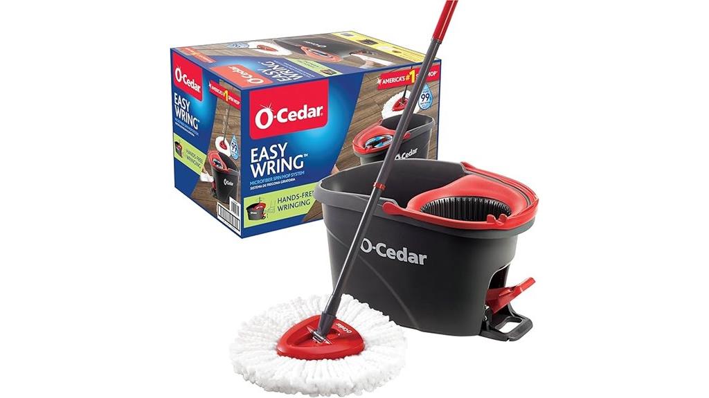 microfiber spin mop system