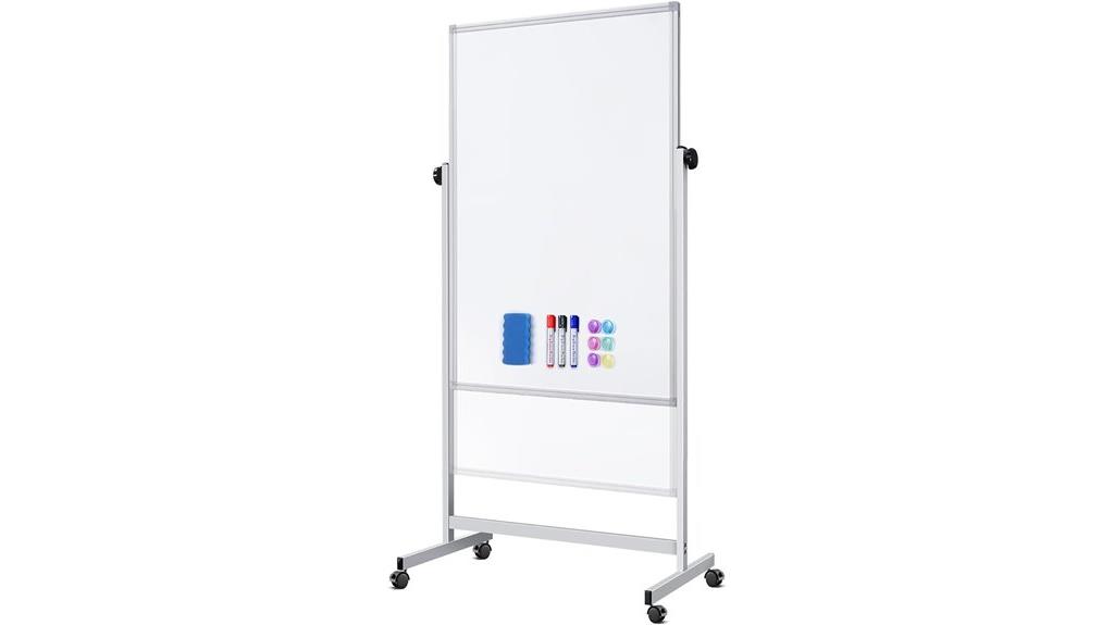 mobile whiteboard with stand