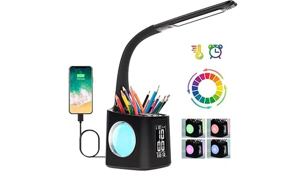 multi function led desk lamp