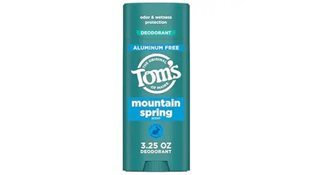 natural mountain spring deodorant