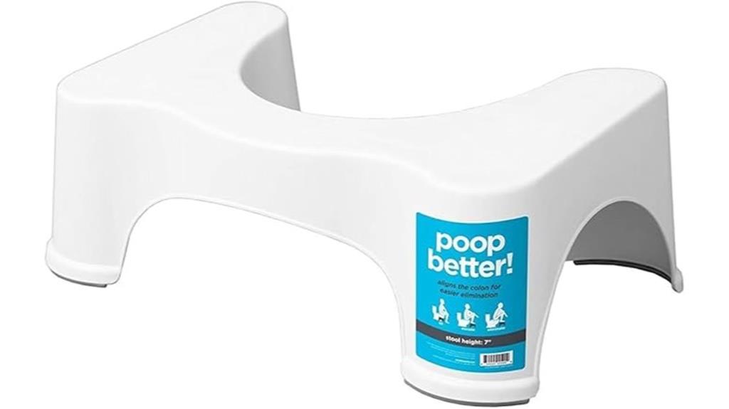 original white toilet stool